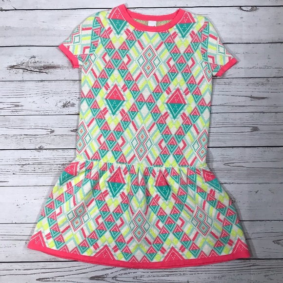 Cat & Jack Short Sleeve Sweater Dress Size 10-12 - Picture 2 of 8